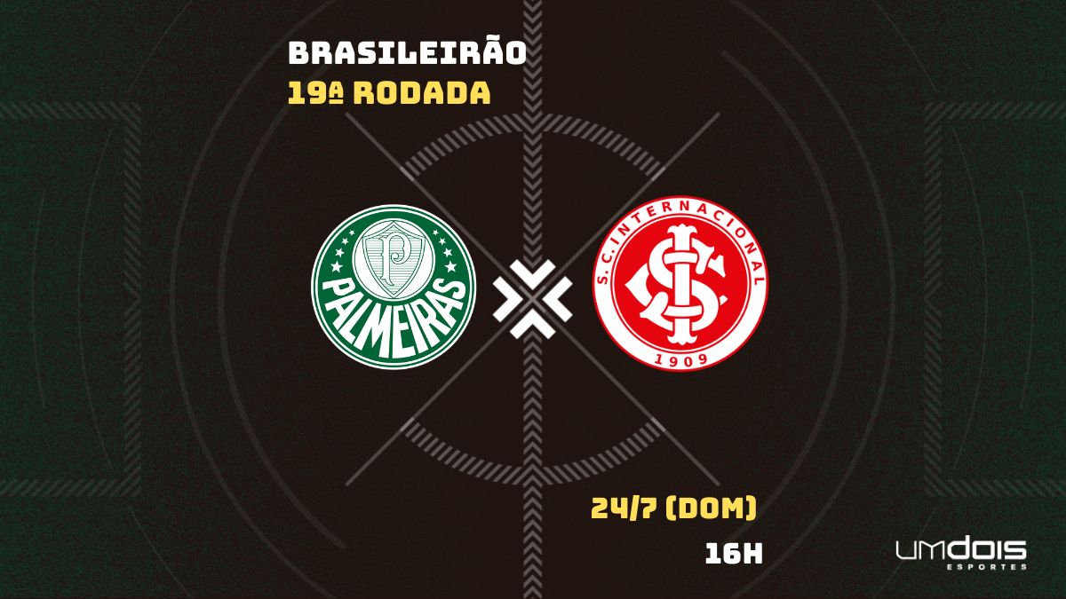 Palmeiras x Internacional: veja onde assistir ao vivo, horário, escalações e arbitragem