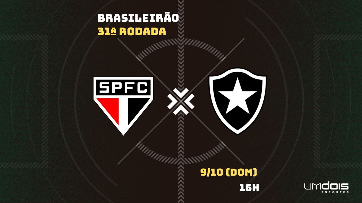 Jogos de hoje do Brasileirão: onde assistir as partidas de sábado (9/10)