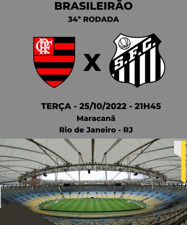 Flamengo x Santos: que horas é o jogo do Flamengo hoje (25/10/22)