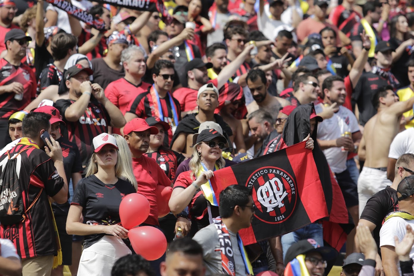 Torcida do Athletico na final da Libertadores