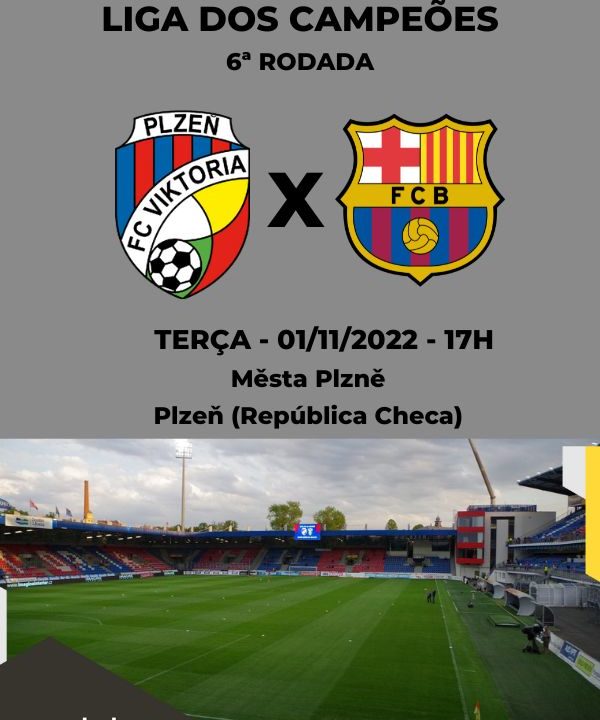 Viktoria Plzen x Barcelona: onde assistir ao jogo pela Champions