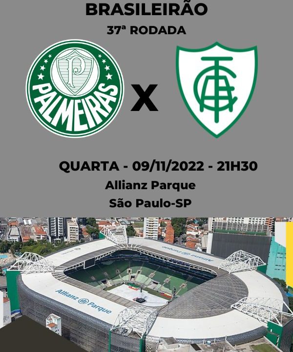 Palmeiras x América-MG: Confira onde assistir ao jogo do Palmeiras