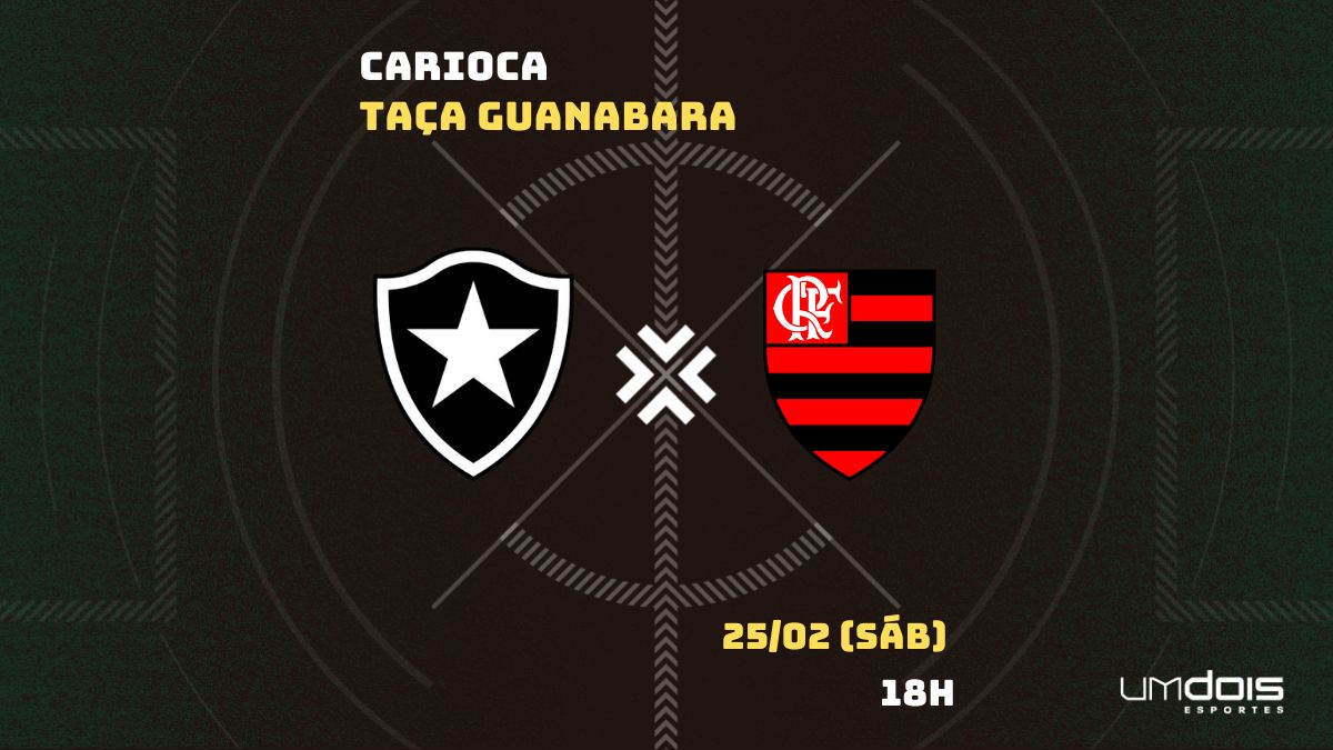 Onde assistir ao vivo o jogo Botafogo x Flamengo hoje, sábado, 25