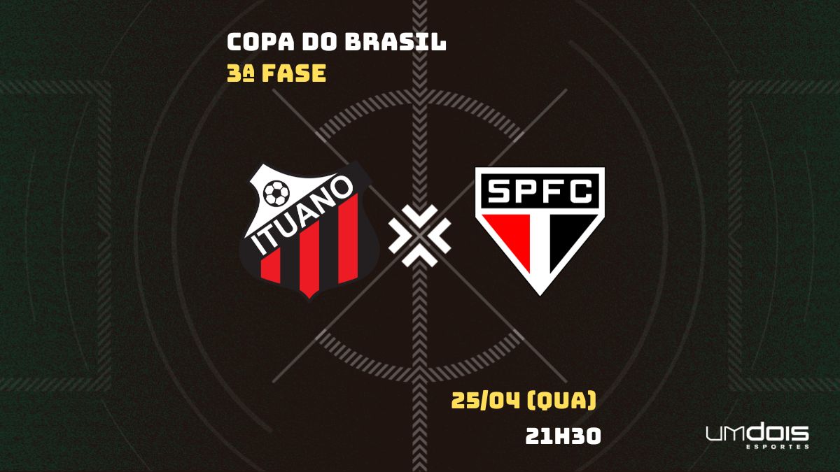 Ituano x São Paulo: onde assistir, horário e escalações do jogo da Copa do  Brasil - Olhar Digital