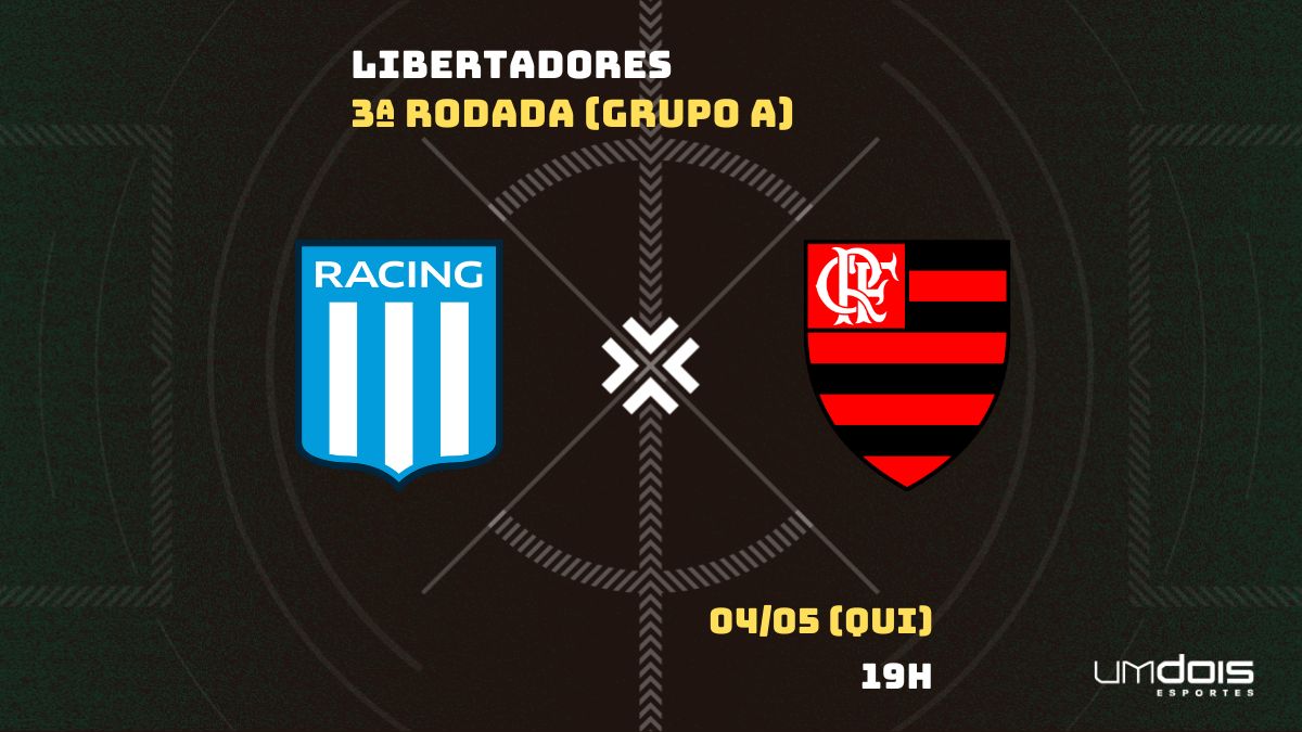 Flamengo x Racing – onde assistir ao vivo, horário do jogo e escalações