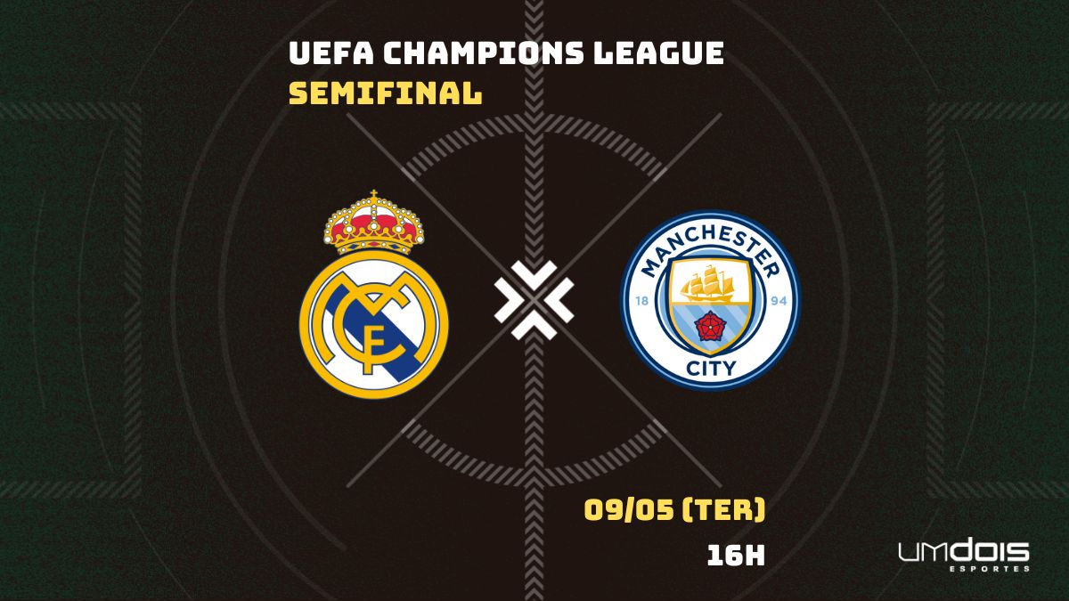 Real Madrid x Manchester City: veja horário e onde assistir ao