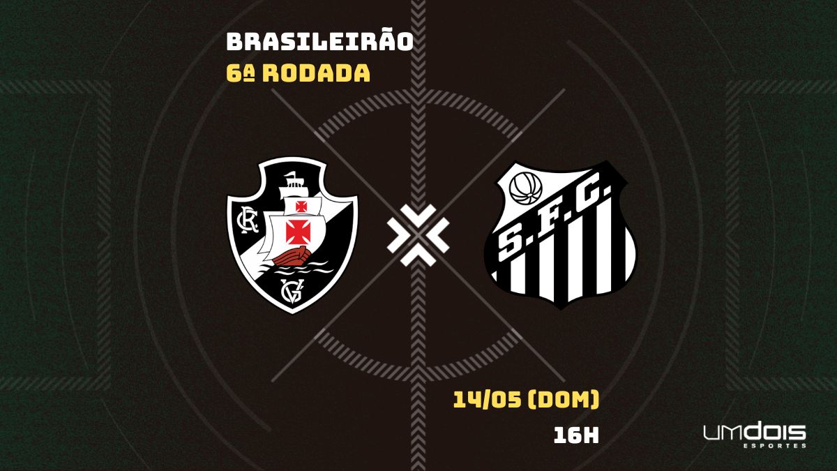 Santos x Vasco: onde assistir ao vivo, horário e escalações