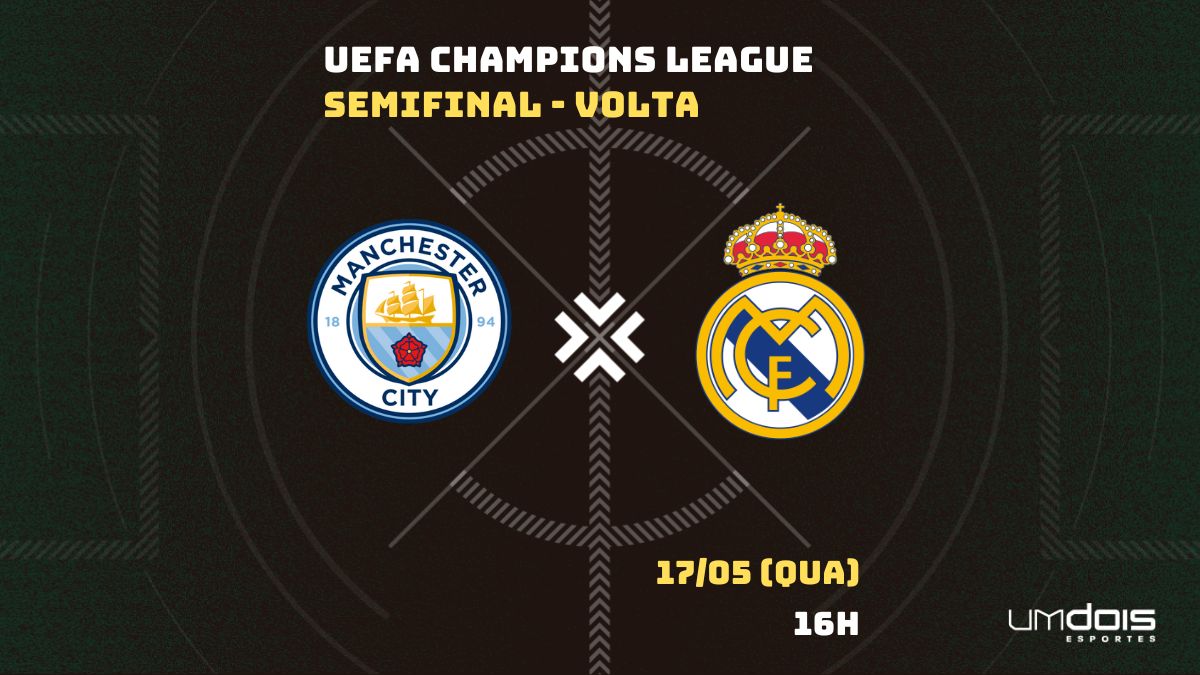 Manchester City x Real Madrid: saiba como assistir ao jogo da Champions