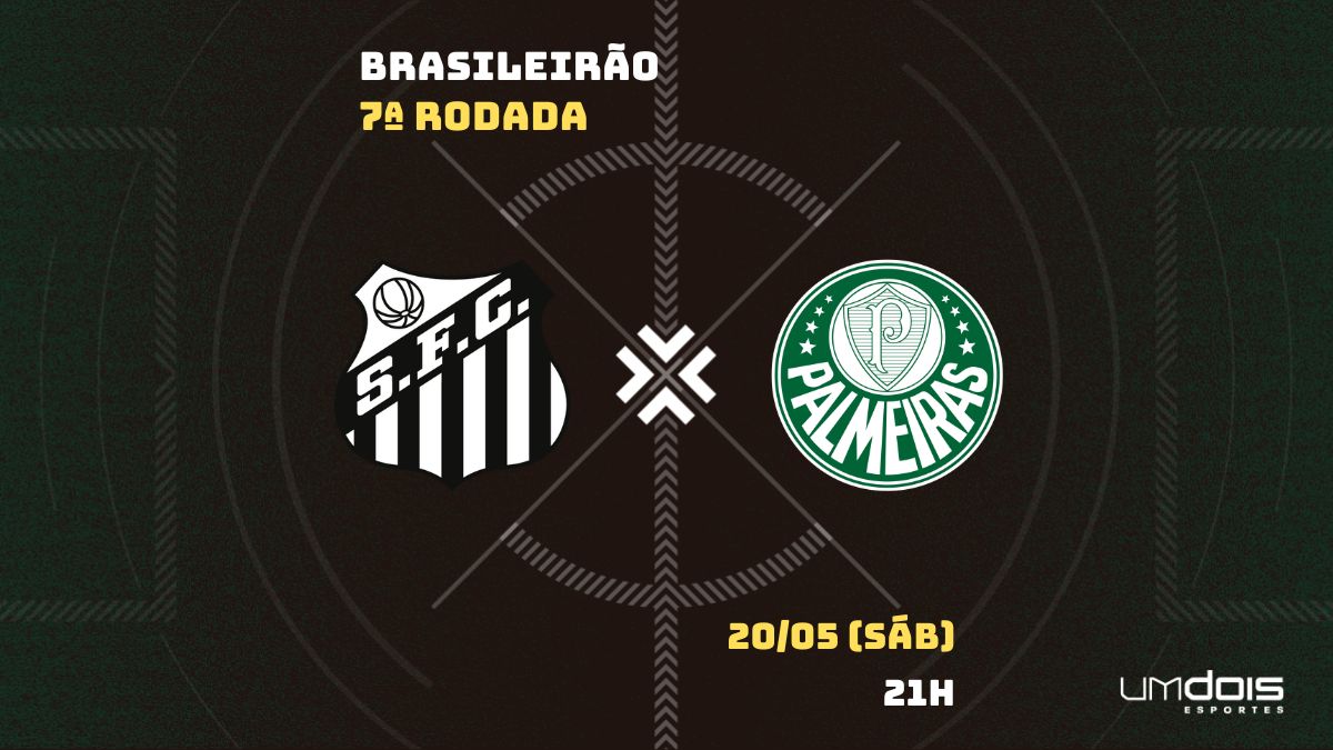 Santos x Palmeiras: onde assistir ao clássico da 7ª rodada do Brasileirão -  Giz Brasil
