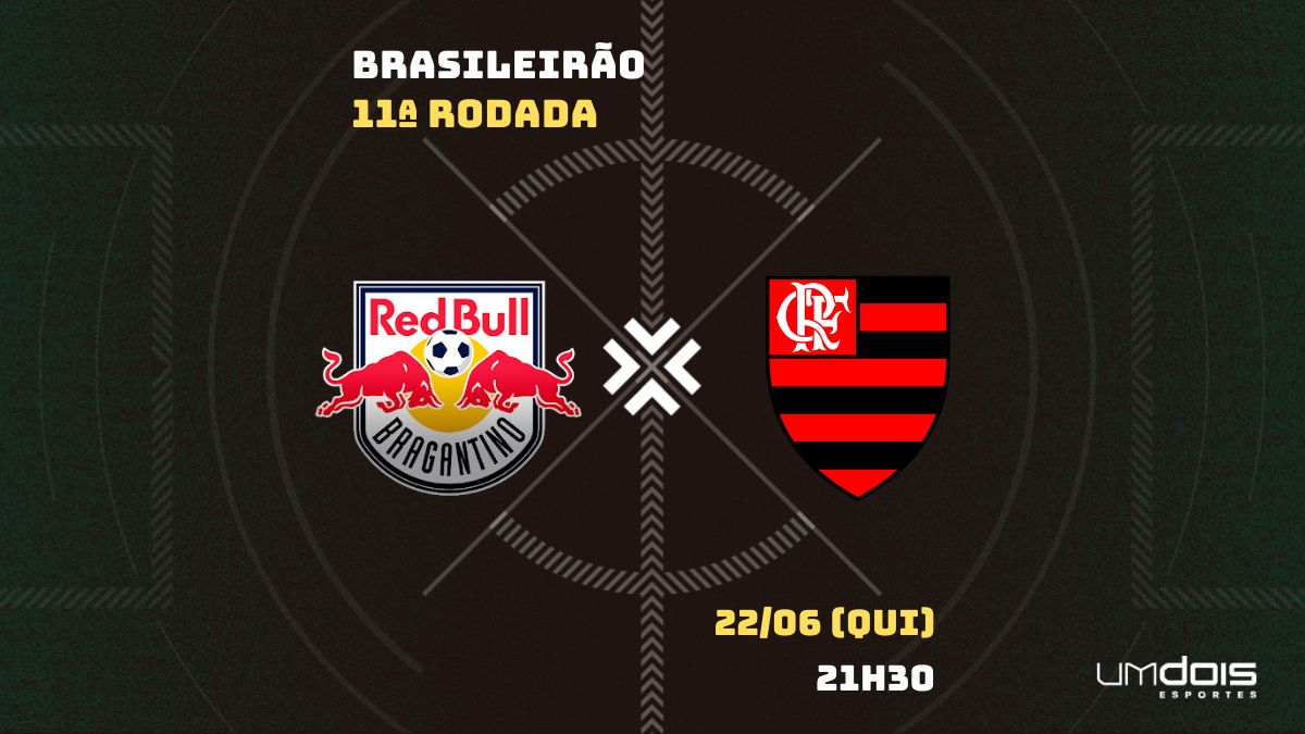 Flamengo x Bragantino: horário, onde assistir e provável escalação