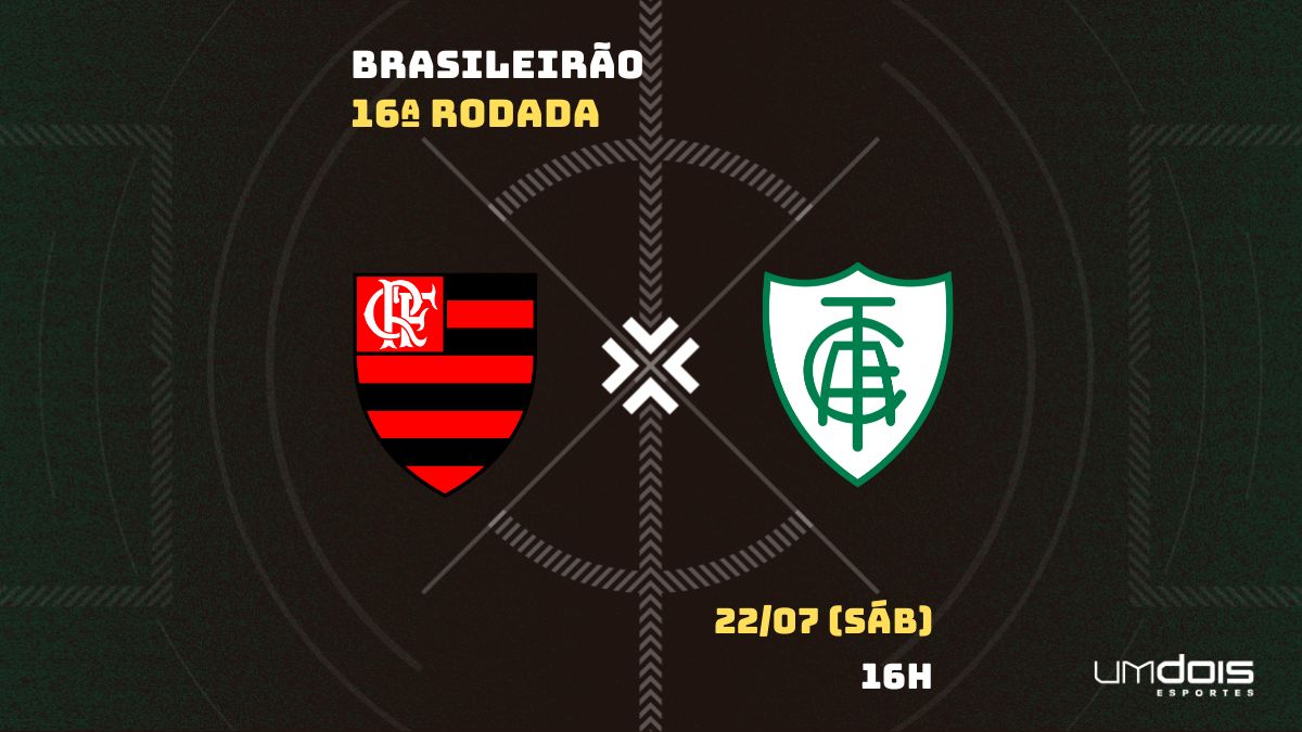 América-MG x Flamengo: onde assistir, horário e escalações do jogo pelo  Brasileirão - Meu Quadradinho