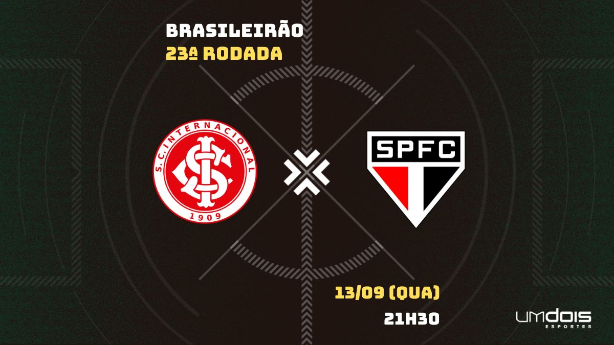 Onde assistir Internacional x São Paulo hoje, quarta-feira, 13, pelo  Brasileirão; veja horário