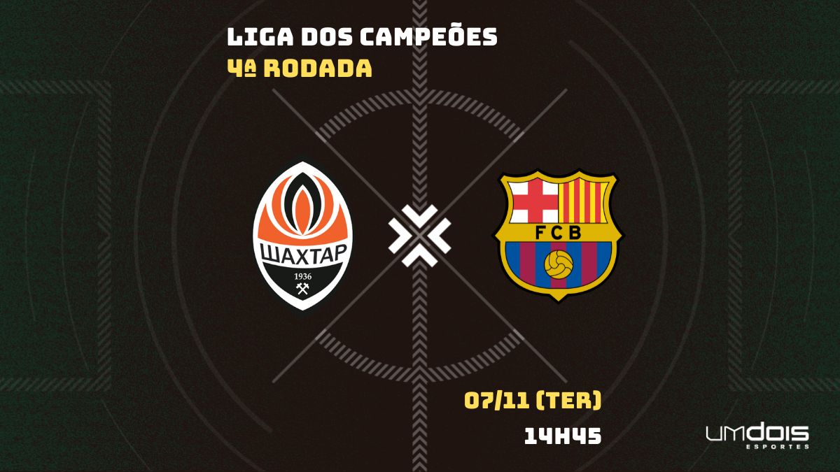 Barcelona x Shakhtar Donetsk: onde assistir ao vivo, escalações e horário  do jogo pela UEFA Champions League - Lance!
