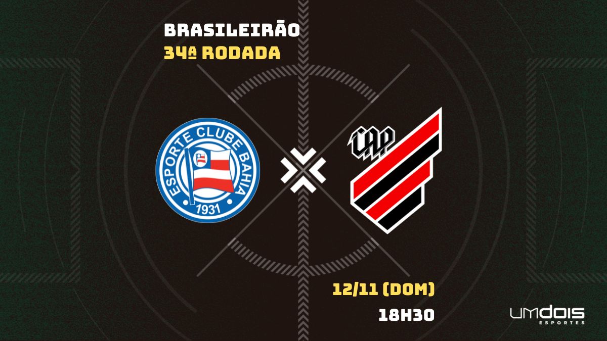 Bahia x Athletico: resultado, gols e ficha pela 34ª rodada do Brasileirão