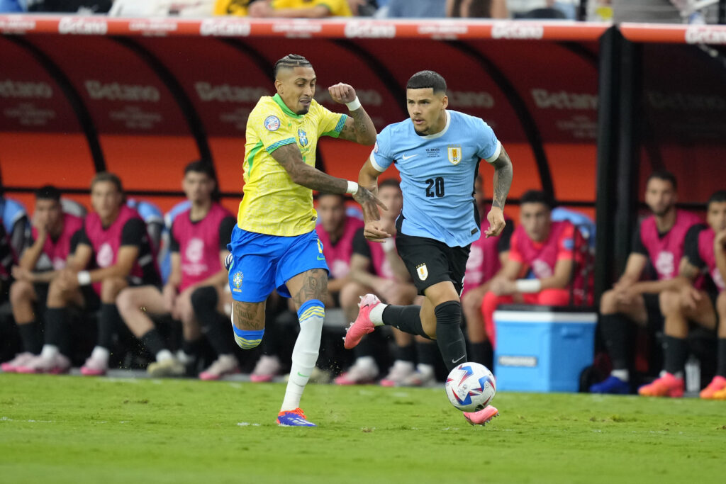 Soccer: Copa America-Quarterfinal-Uruguay vs Brazil