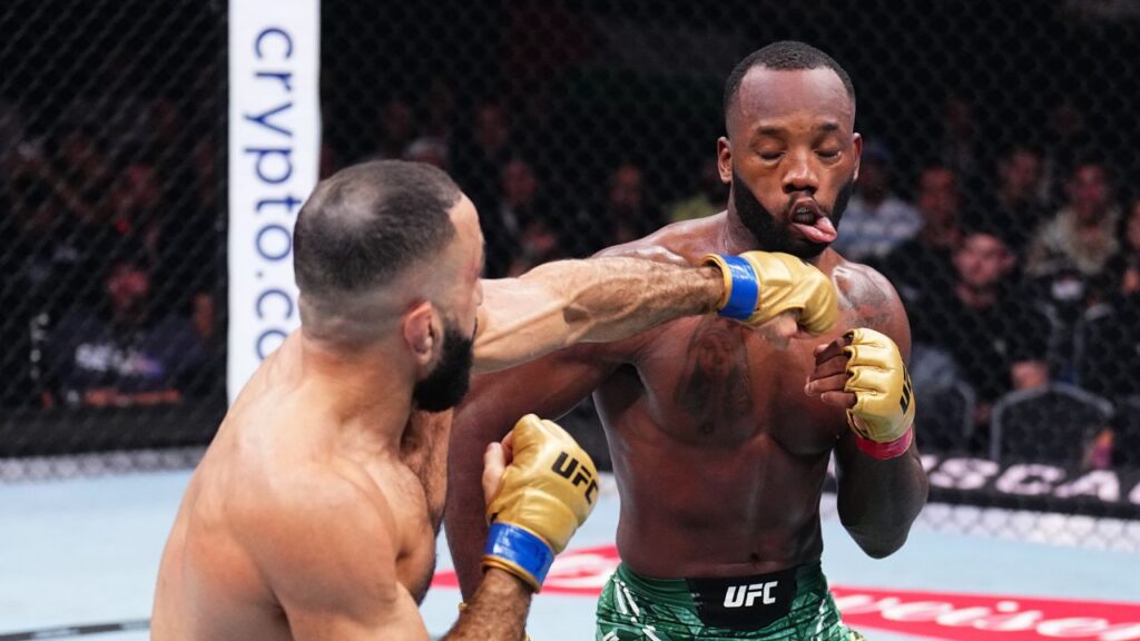 Belal Muhammad vence Leon Edwards no UFC 304. Foto: Divulgação/UFC